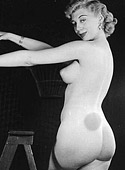 Vintage chicks showing sexy round bottoms in the fifties
