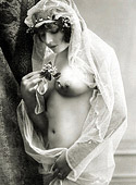 Daring vintage girls wear exotic costumes in the twenties