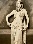 Daring vintage girls wear exotic costumes in the twenties