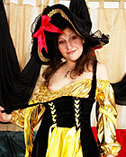 Very weird horny teenager wearing a big hat masturbates