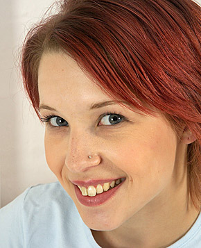 Horny young brunette shaving and stroking her damp pussy