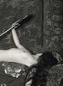 Naked anonymous girls hiding their face in the twenties