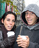 Horny amsterdam sex tourist fucks two sexy hookers hard