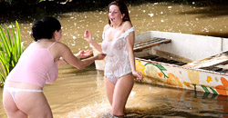 Naturally big tit teen lesbians eating each others pussies