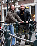 Horny sex tourists visiting sexy prostitutes in amsterdam