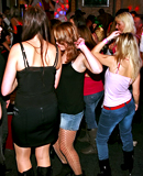 Hot and wild drunk partiers sucking and fucking everywhere