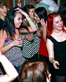 Lots of hotties sucking cock and getting fucked in this bar