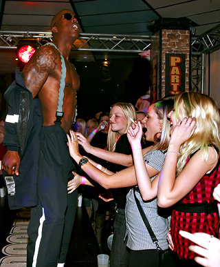 Sexy and hot drunk chicks sucking and fucking strippers