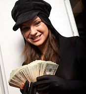 A gorgeous teen burglar shagging the home owner hardcore