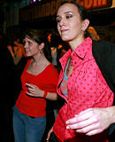 Hot and wild slutty cuties sucking cock and fucking in club