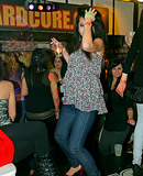 Hot and wild slutty cuties sucking cock and fucking in club