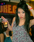 Hot and wild slutty cuties sucking cock and fucking in club