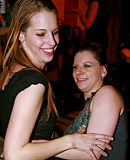 Hot and slutty club party girls getting fucked hard as hell