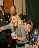 Interracial fucking at a crazy slutty public dancing party