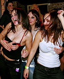 Very sexy willing teenagers nailed doggystyle the a disco