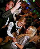 Oversexed drunk girls are fucking in a hot orgy of sperm