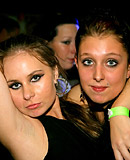 Sweeties fucked hard at hot screwing party at a big disco