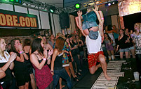 Naked and daring girls love hardcore fucking at a sex club