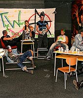 Hardcore emo and goth cock sucking and fucking groupsex