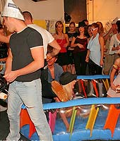 Massive messy and slippery non nude group sex suckathon