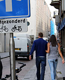 A paying horny dude fucking a blonde prostitute hardcore