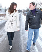 Willing chick banged by a massive pecker in her own bed