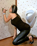  Horny slime girl rubbing her pussy to an amazing orgasm