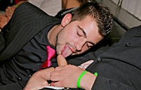 Horny gay guys enjoy pleasuring peckers with their mouth