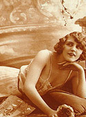 Vintage chicks in their pretty underwear in the thirties