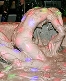 Horny dirty teenage party girls enjoy wrestling publicly