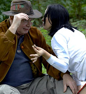 Sexy teen chick walking in the local forest fucked hard