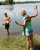 Adorable horny teenage babe screwed by a very horny hotshot