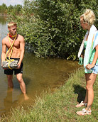 Adorable horny teenage babe screwed by a very horny hotshot