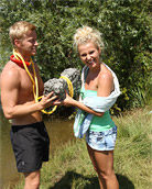 Adorable horny teenage babe screwed by a very horny hotshot