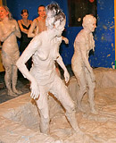 Hot crazy clothed horny ladies love wrestling each other