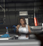 Horny senior banging a very hot teenage employee hardcore