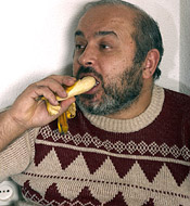 Pretty cute horny teenage blonde pleasuring a very old dude