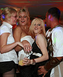 Drunk and willing girls fucked hard at a big local sex club