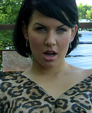 Sexy teenage girl loves pissing and blowing stiff schlong