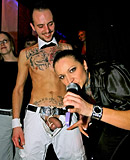 Adorable crazy daring girls love undressing at a sex club