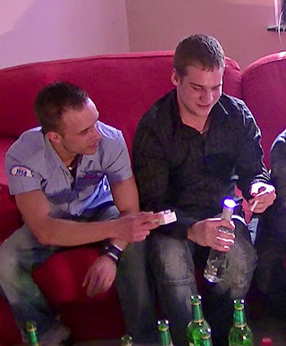  Hot cute babes screwing horny guys at huge fucking party