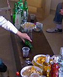  Hot cute babes screwing horny guys at huge fucking party