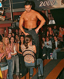 Crazy sexy teenage girls nailed by hot strippers hardcore