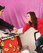 Horny chap boning a cute willing teenage beauty hardcore