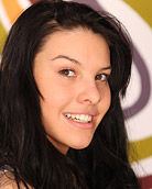 Teenager drilling her soaked tight cooter with a sex toy