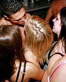 Hot drunk girls love sucking and fucking sexy strippers