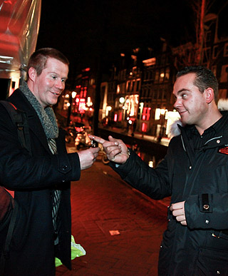 Amsterdam tourist loves shagging a real pretty prostitute