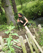 Very cute girl nailed by a horny fisherman in the woods