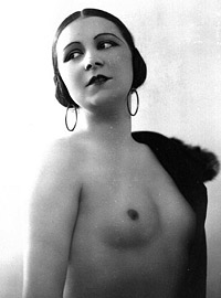 Very pretty vintage girls posing topless in the thirties