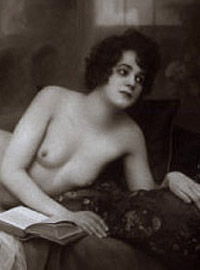 Very pretty vintage girls posing topless in the thirties